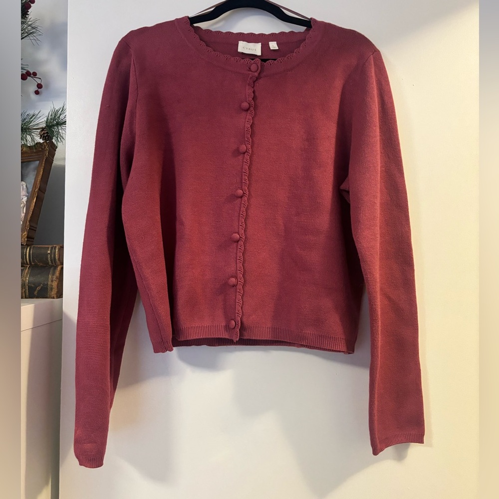 Cyrus Mauve Cardigan